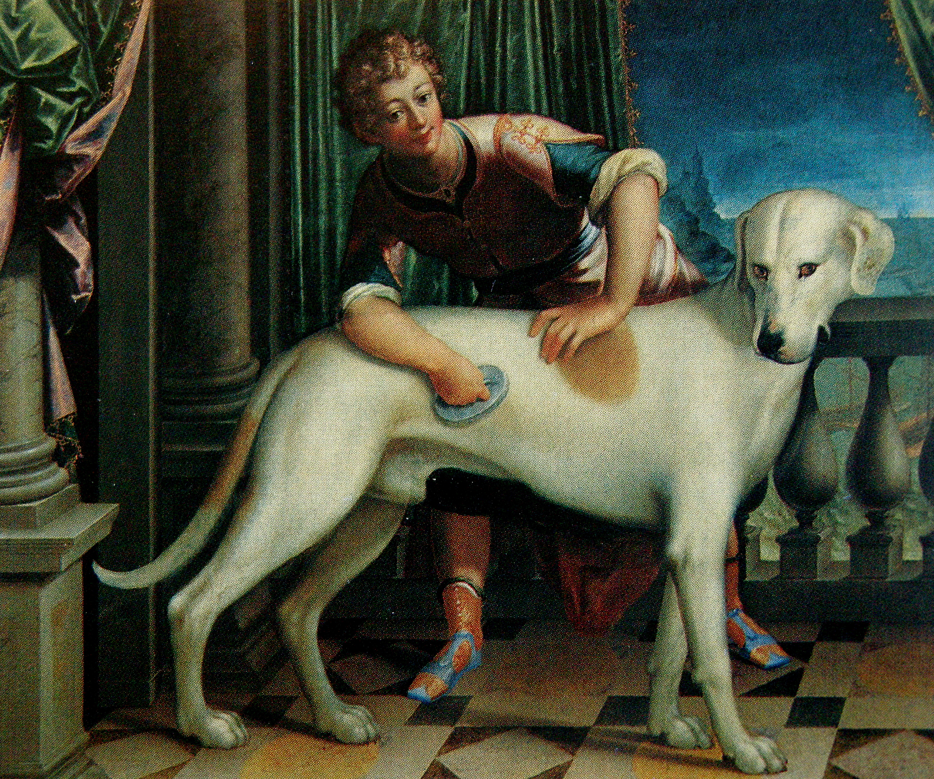 Aurelio Lomi, Portrait of Roldano the Dog
