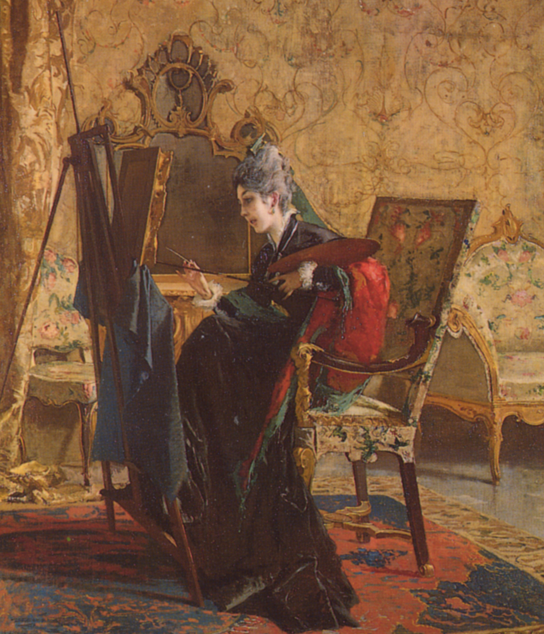La pittrice (1874)