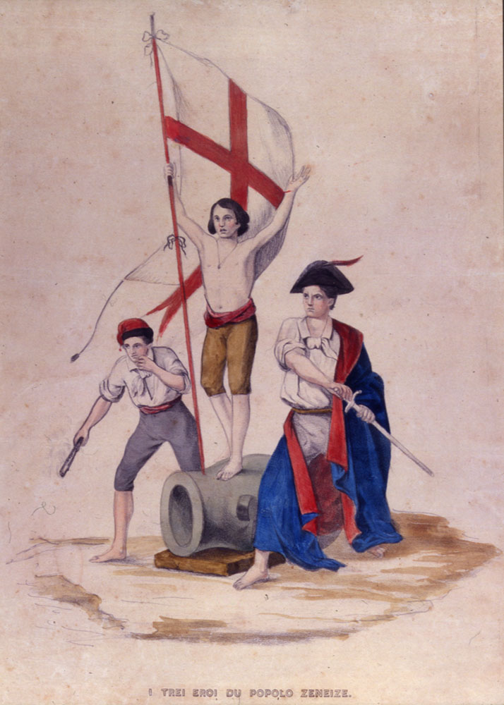 I trei eroi du popolo zeneise (1847 circa)