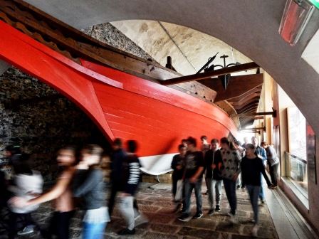 foto della galea geniovese del Galata