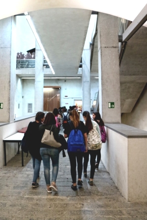 immagine di studenti al Galata