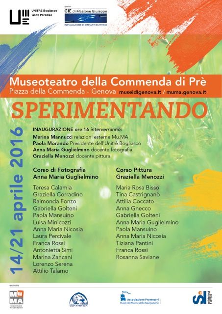 locandina mostra Sperimentando