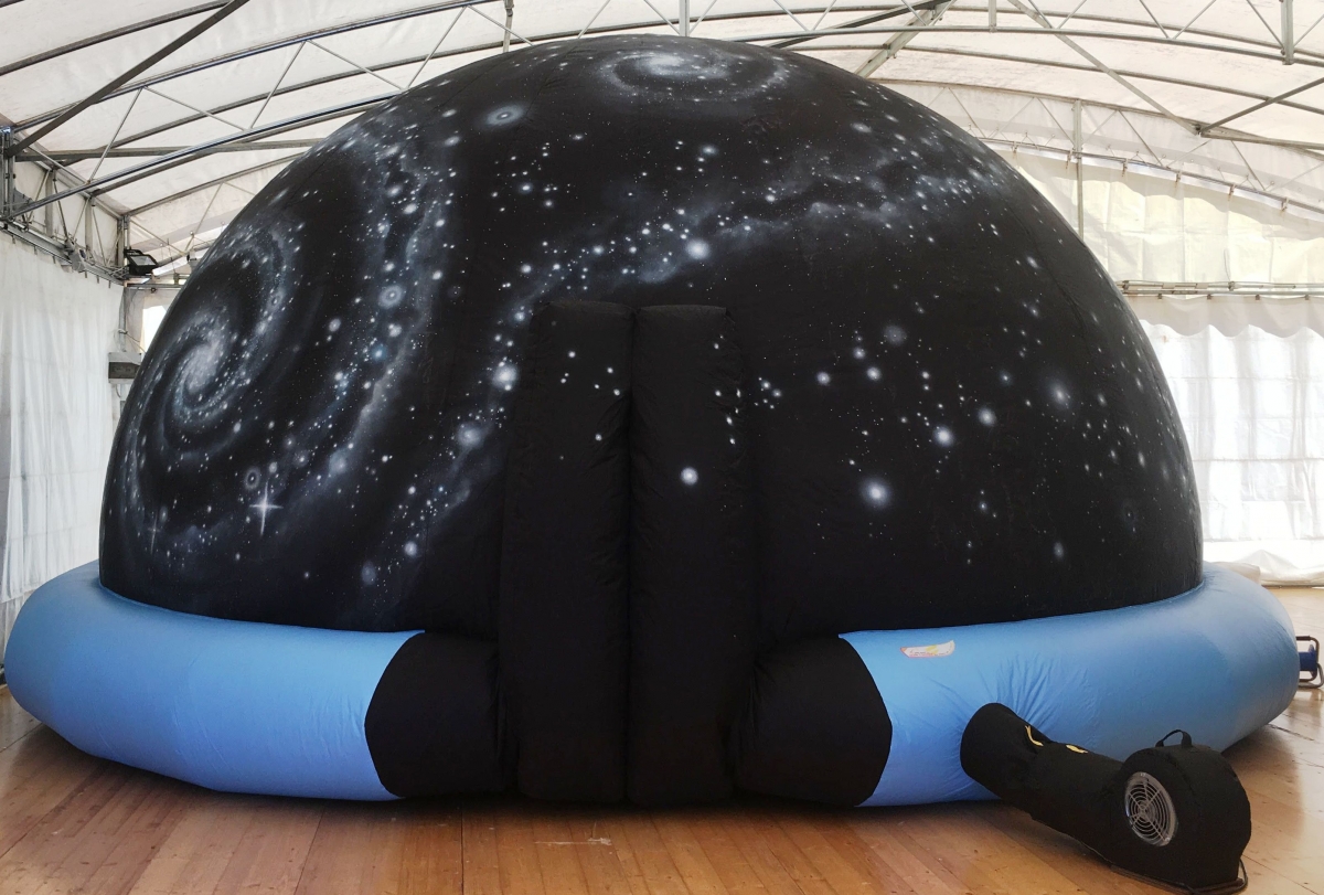 foto del planetario gonfiabile