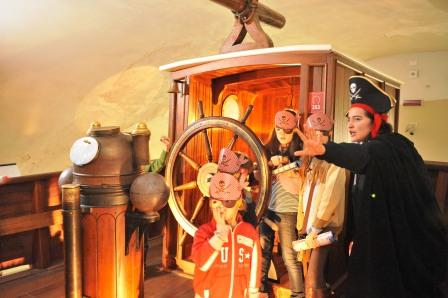 foto del laboratorio sui pirati