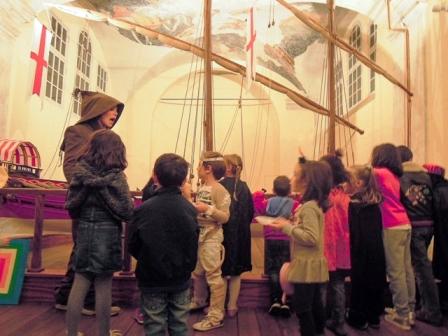 laboratorio per bambini alla Commenda
