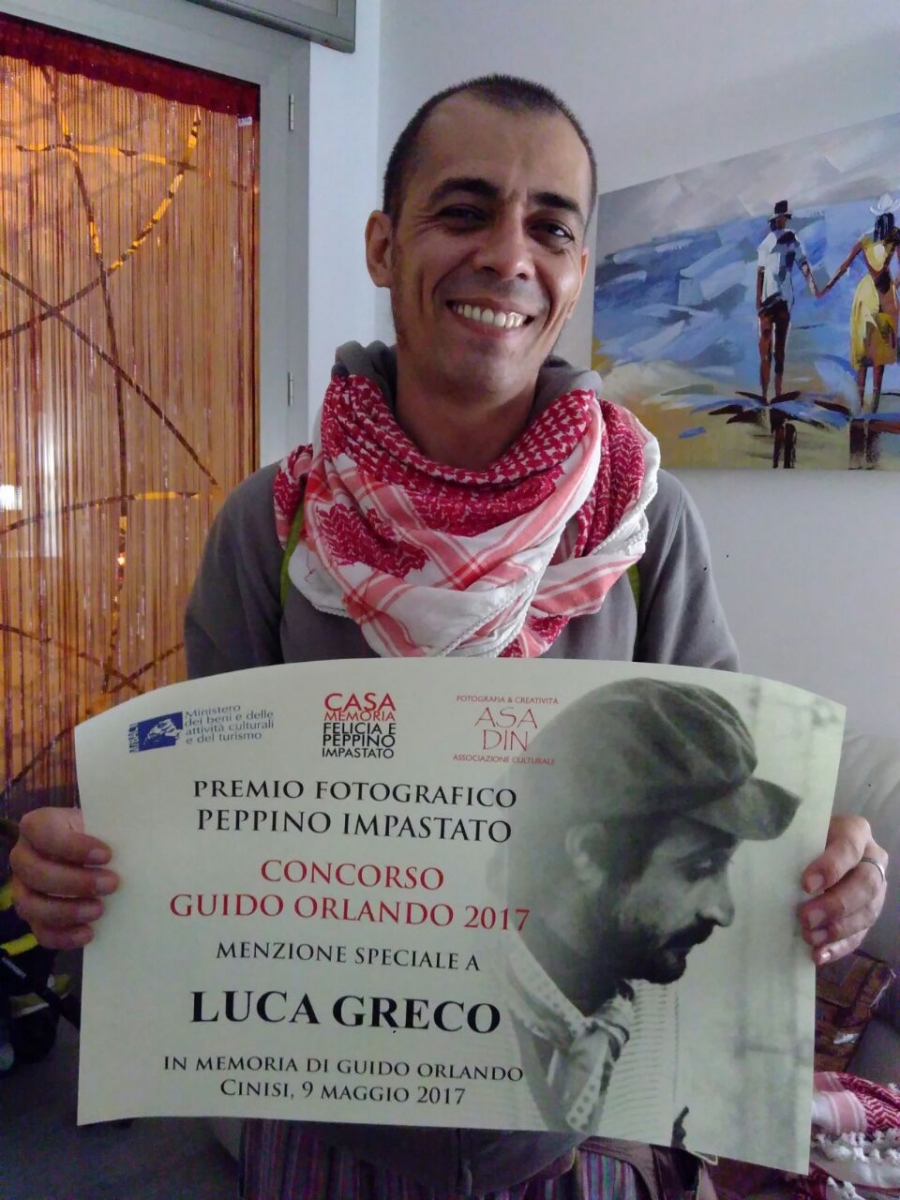 Luca Greco autore della mostra