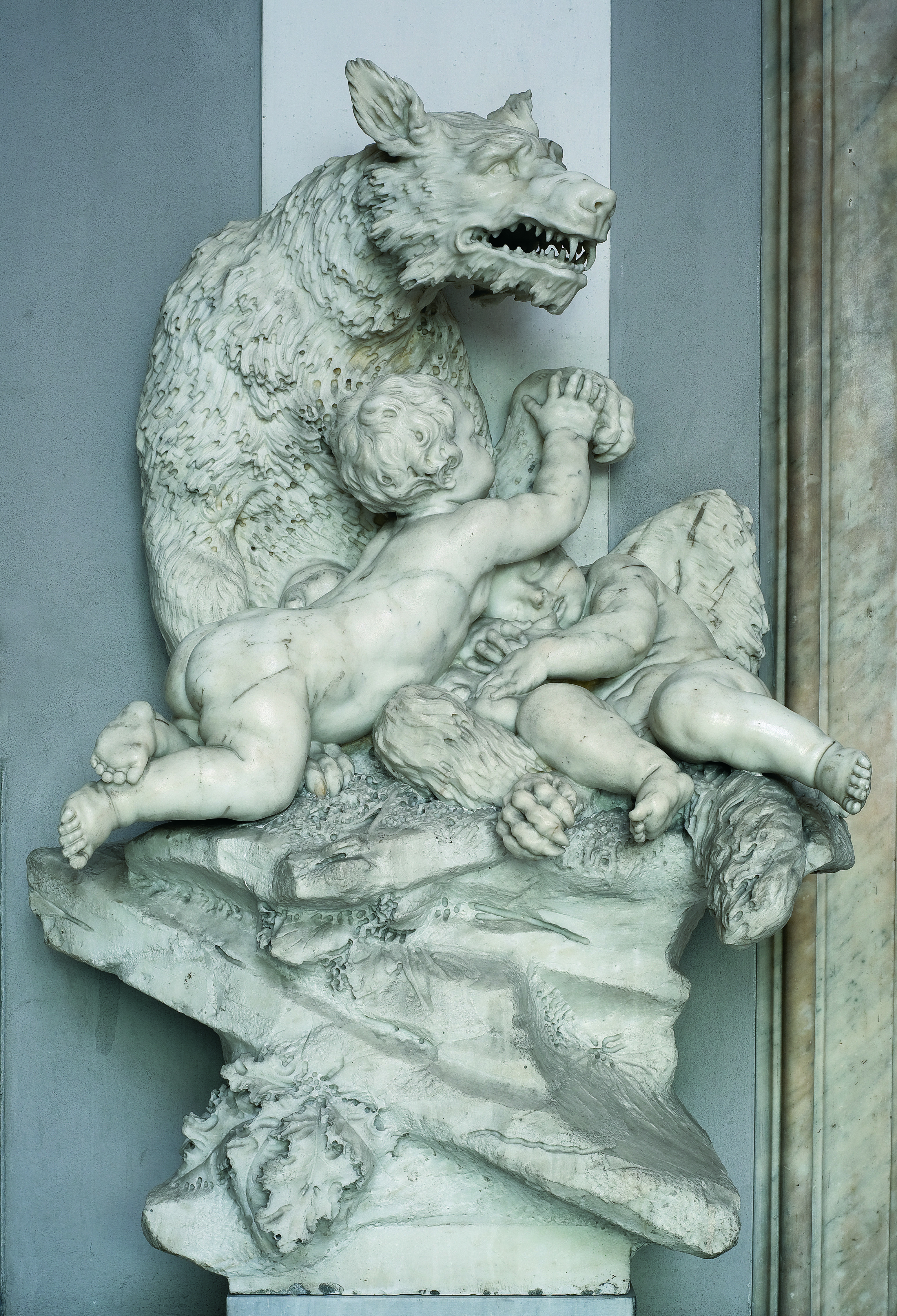 Romolo e Remo con la lupa