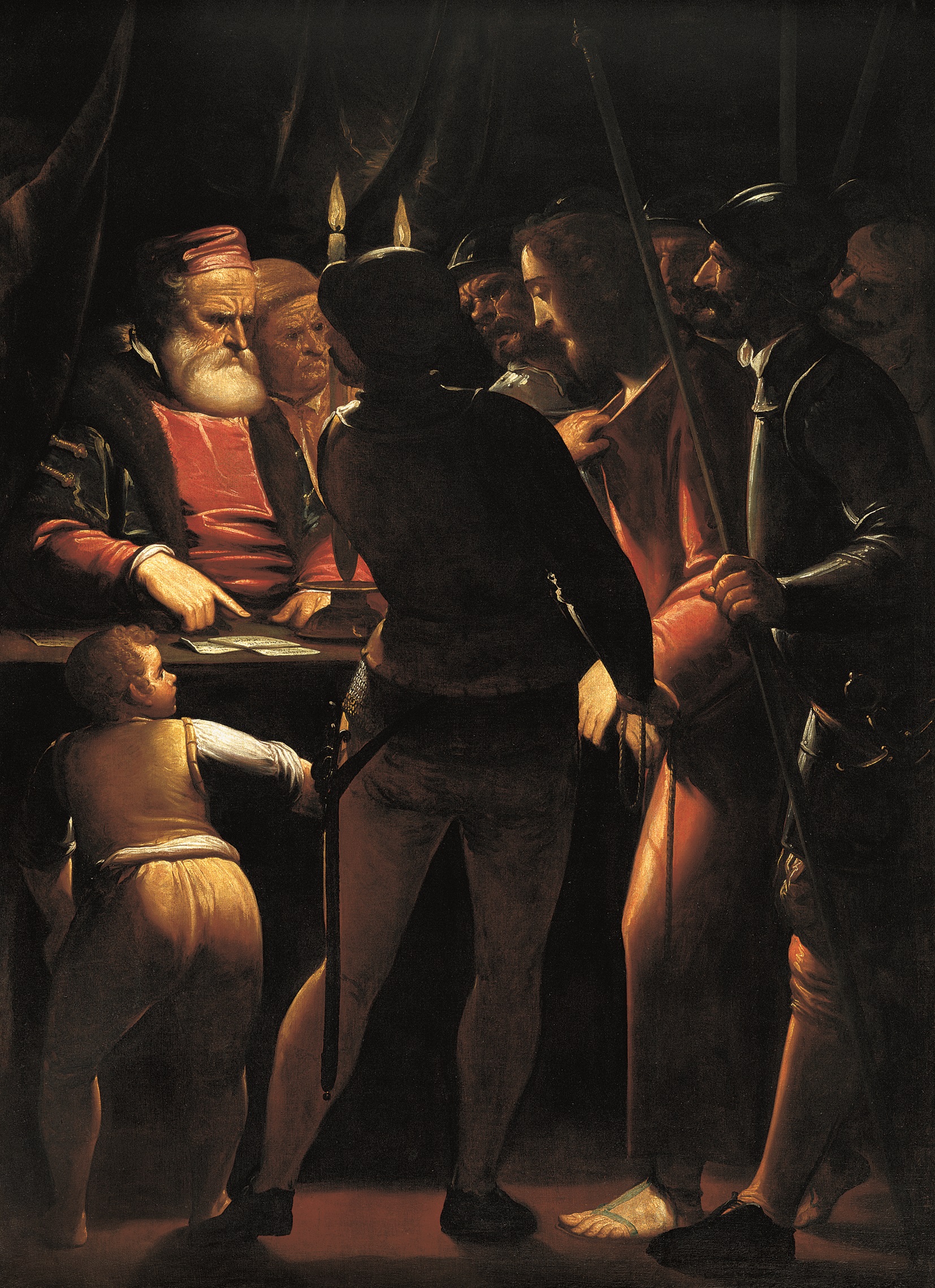 Luca Cambiaso "Cristo davanti a Caifa"