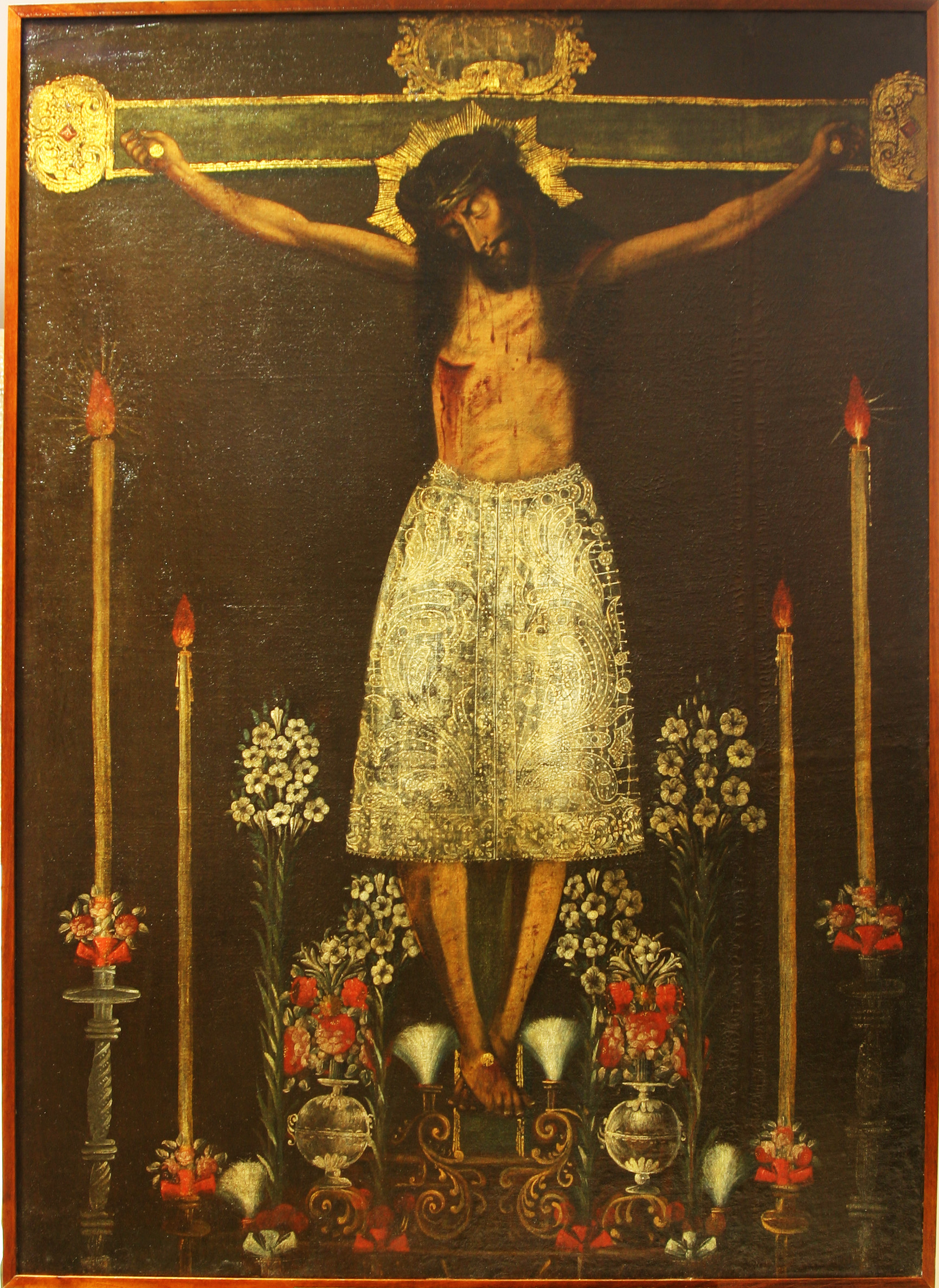 Cuzco School "Crucified Christ"
