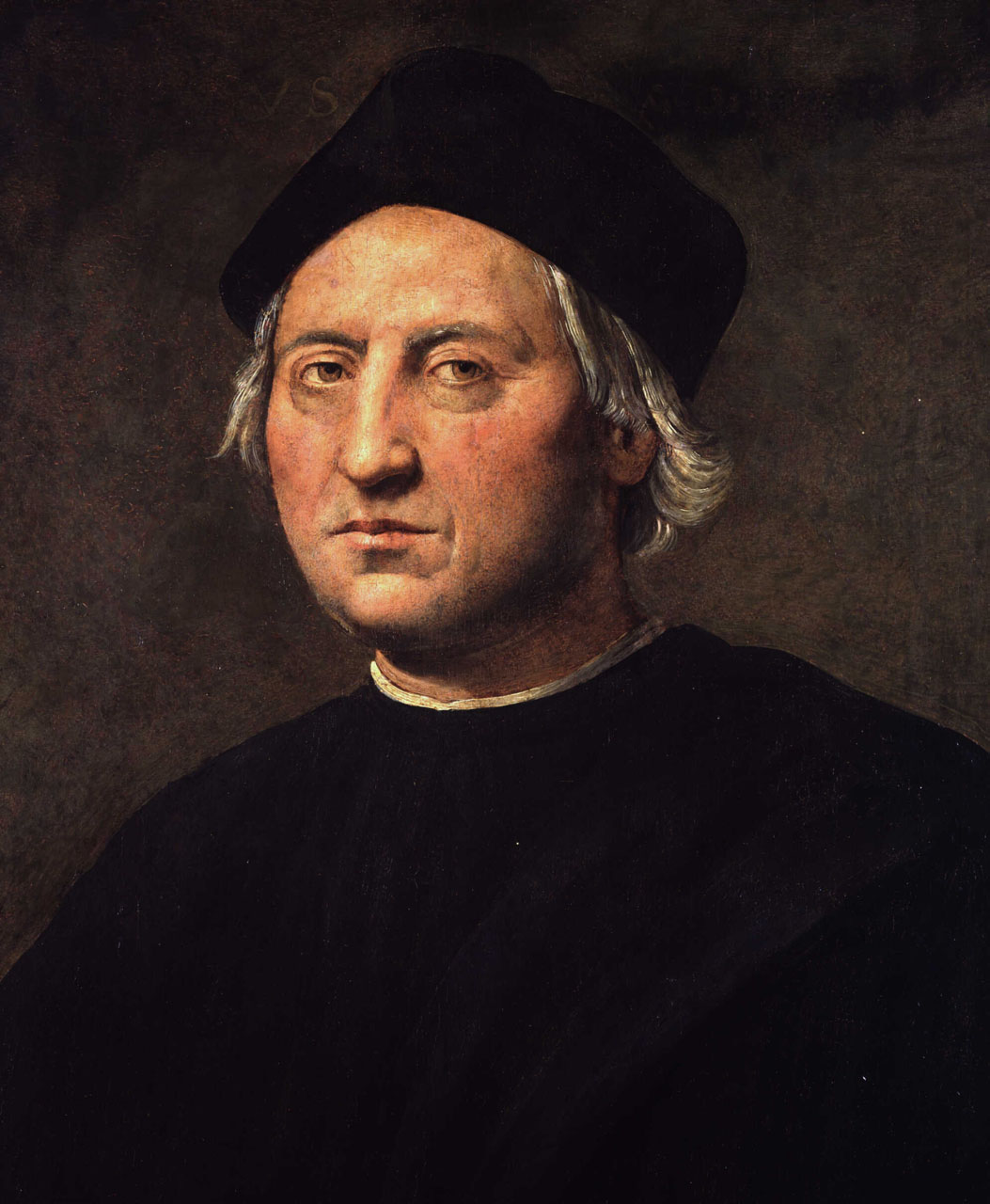 Ghirlandaio, attributed, "The Portrait of Christopher Columbus"