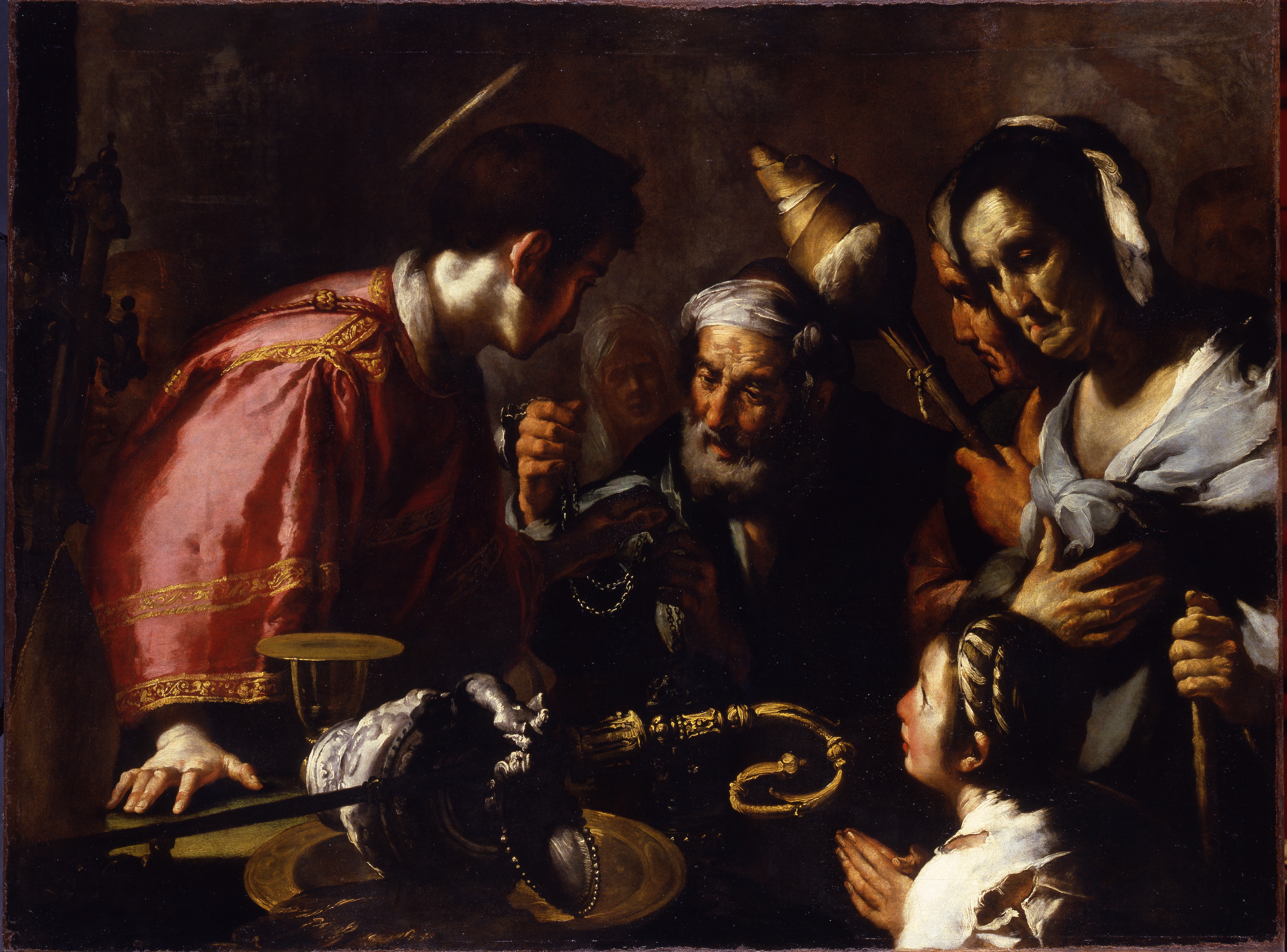 Bernardo Strozzi "Elemosina di san Lorenzo" Bernardo Strozzi "Elemosina di san Lorenzo"