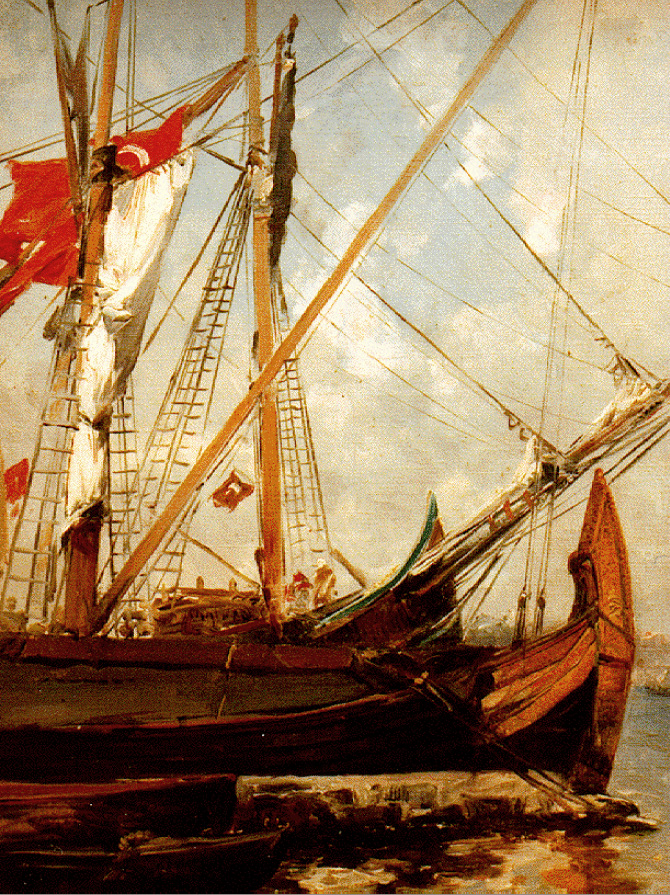 Barche sul Bosforo (1869)