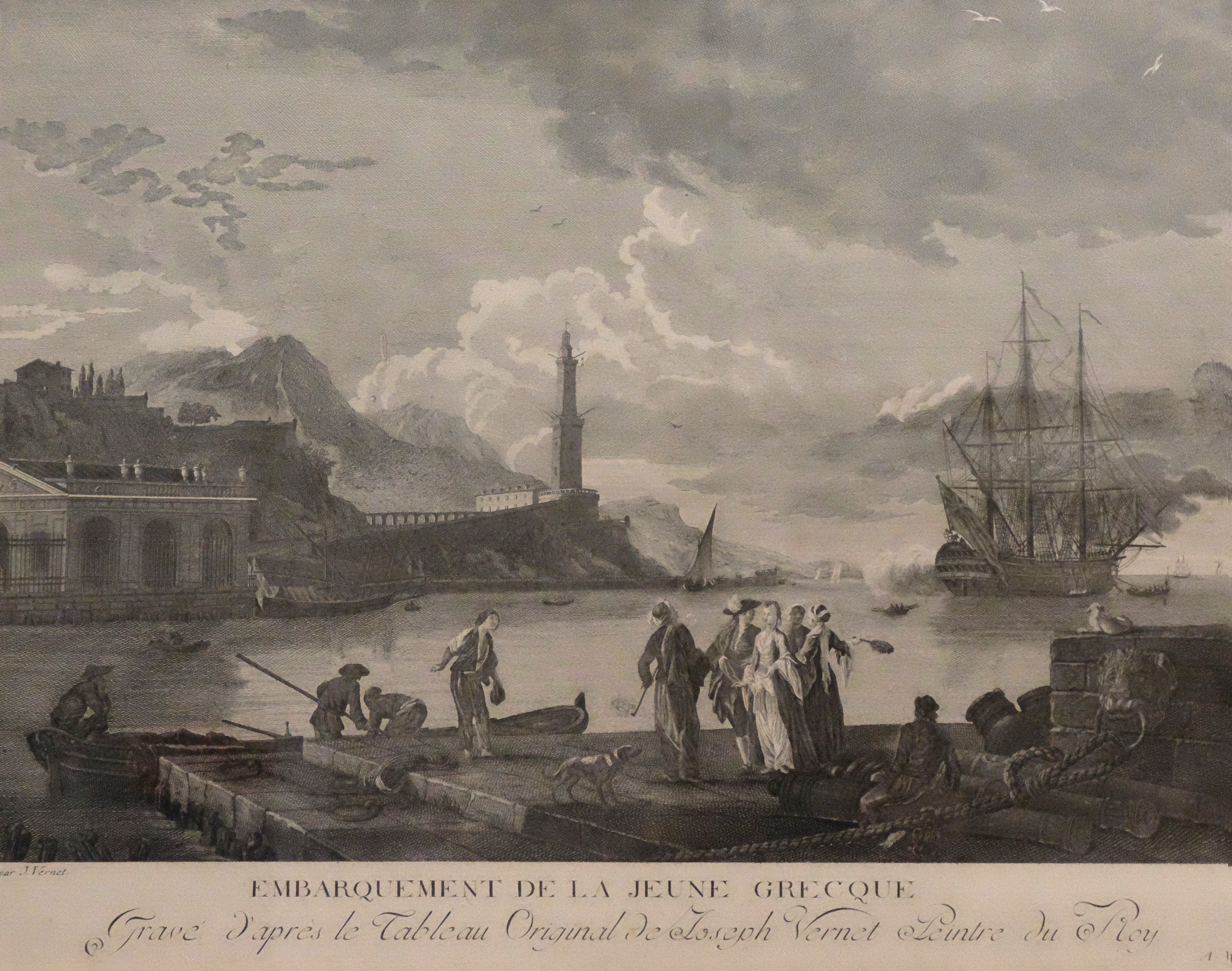 L’imbarco della giovane greca