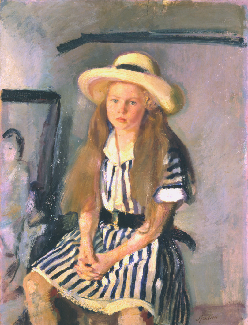 Ritratto della figlia con cappellino