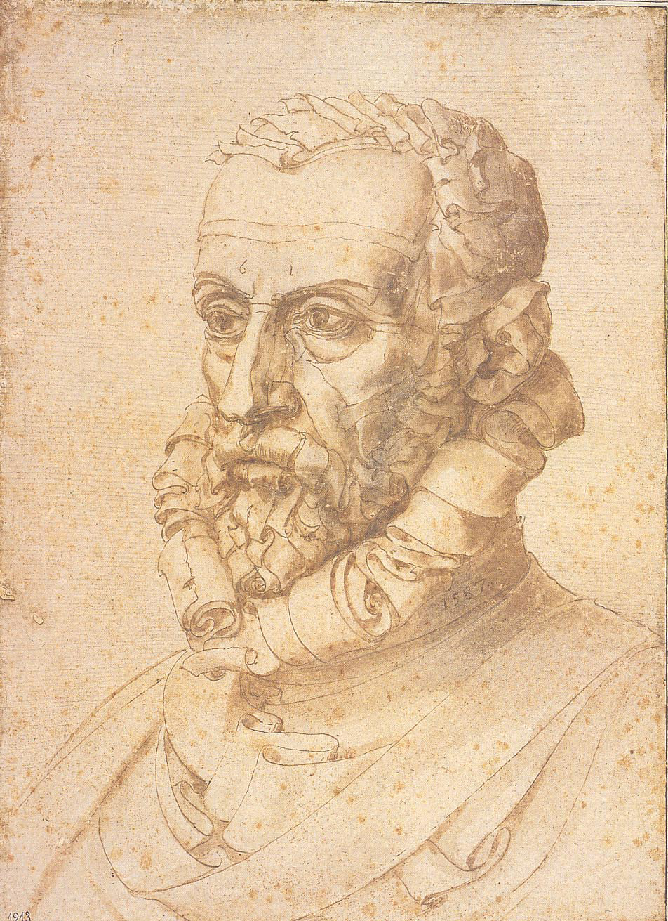Arcimboldo, Self-portrait ("Man of letters")