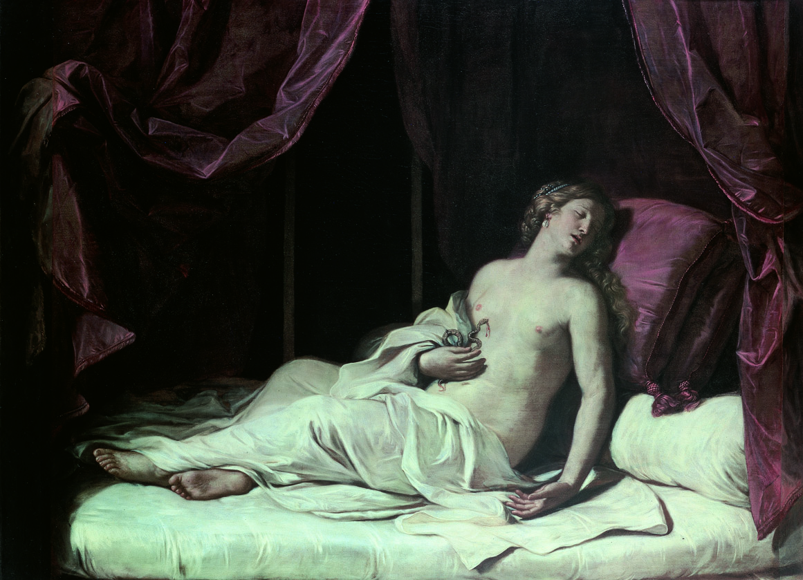 Cleopatra morente, (1648) cleopatra morente