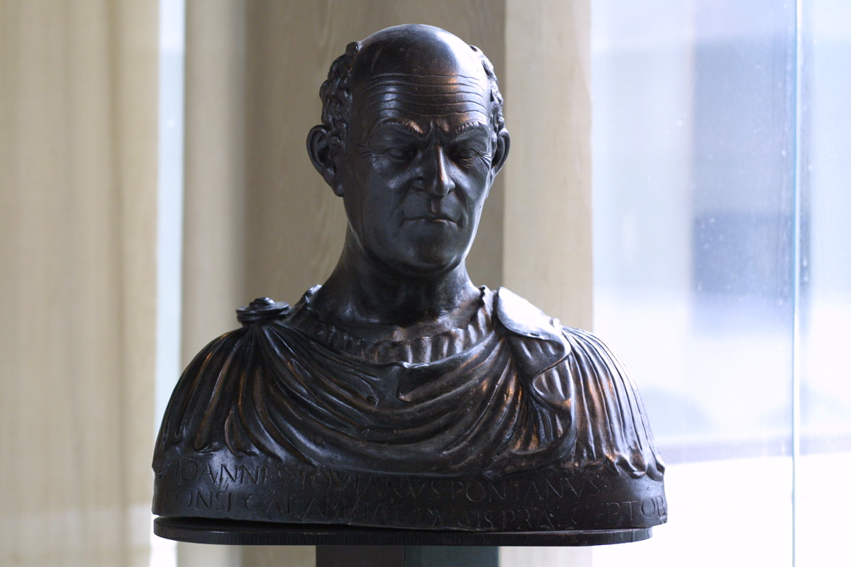 Adriano Fiorentino "Busto bronzeo di Giovanni Gioviano Pontano"