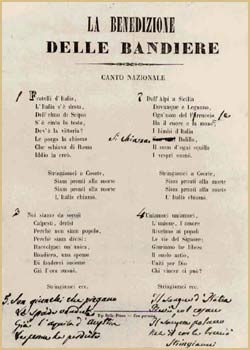 Inno di Mameli o la Benedizione delle Bandiere (1847)