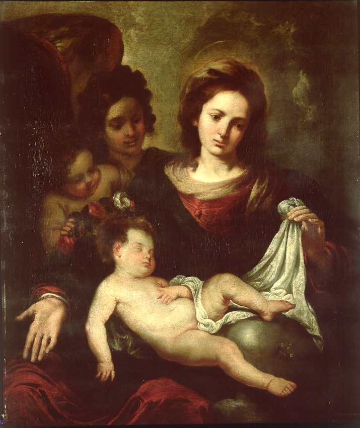 Madonna col Bambino dormiente ed Angeli 