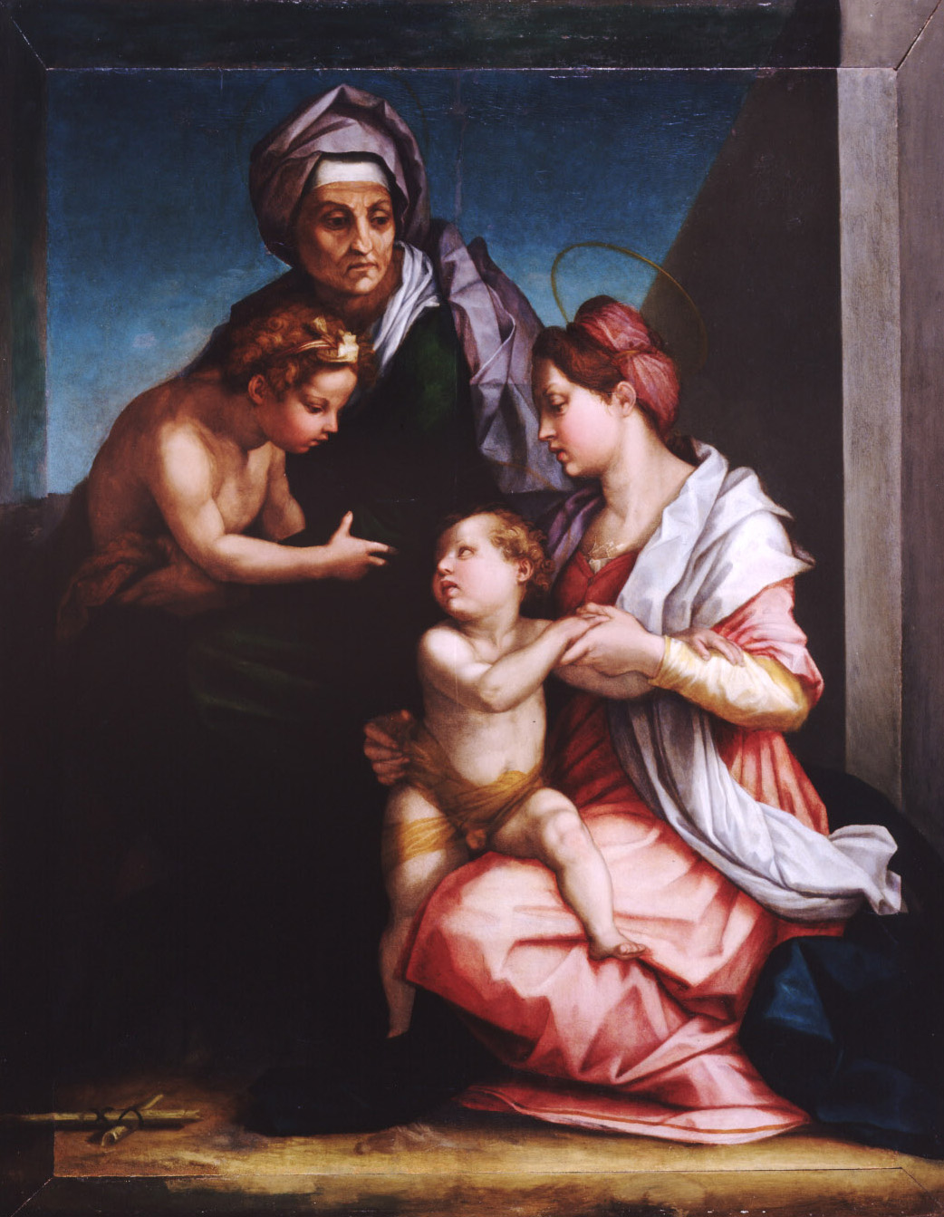 Madonna col Bambino, San Giovannino e Santa Elisabetta 