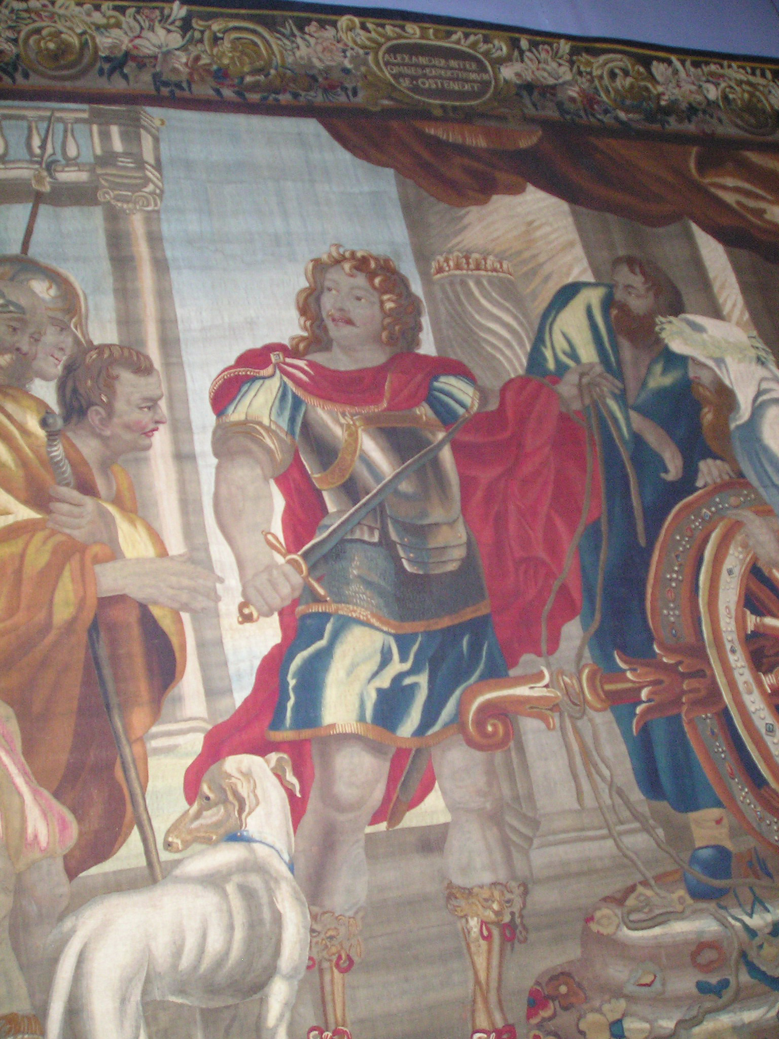 Arazzo con le storie di Alessandro Magno, dettaglio 1