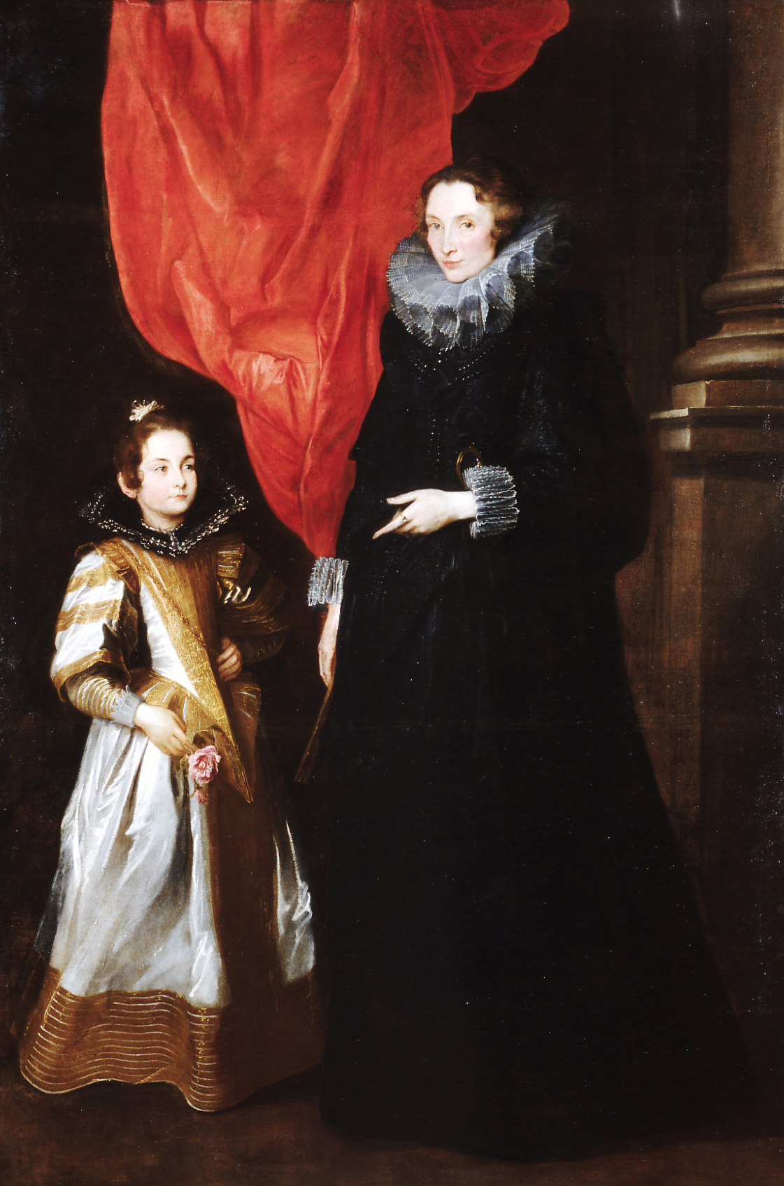 Ritratto di Geronima Sale-Brignole con la figlia Maria Aurelia 
