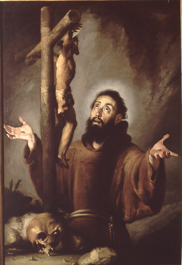 San Francesco in adorazione del Crocifisso San Francesco in adorazione del Crocifisso