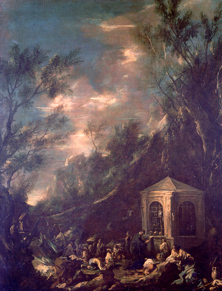 Scena di pellegrinaggio