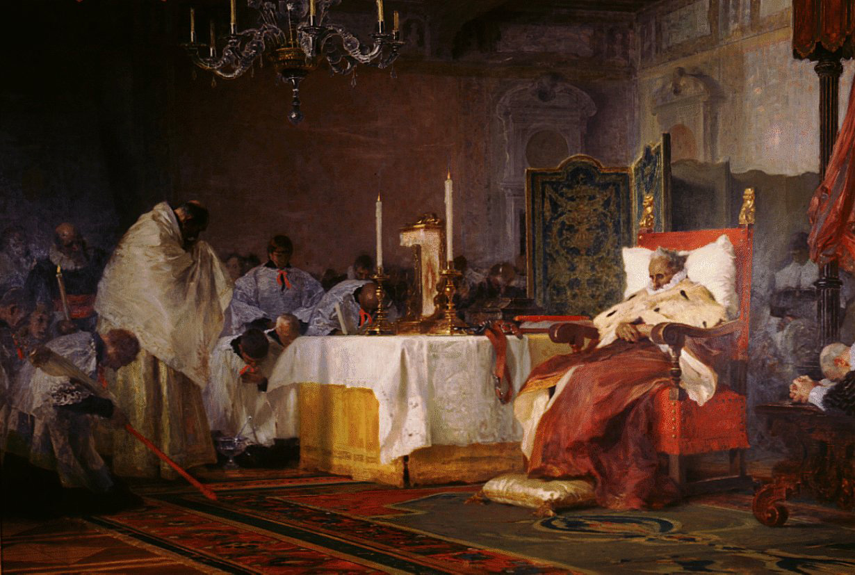 Nicolò Barabino "The last moments of Carlo Emanuele I of Savoy"