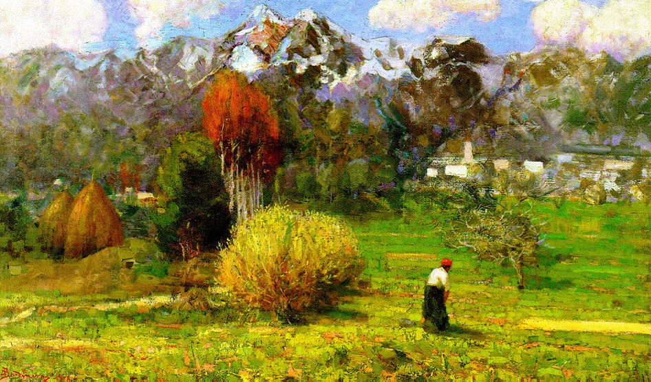 Paesaggio - Le Apuane, 1908