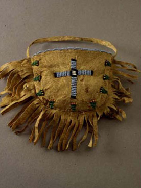 Borsina femminile di tipo commerciale, fine '800 (Sioux dell’Est, Santee – Yankton)