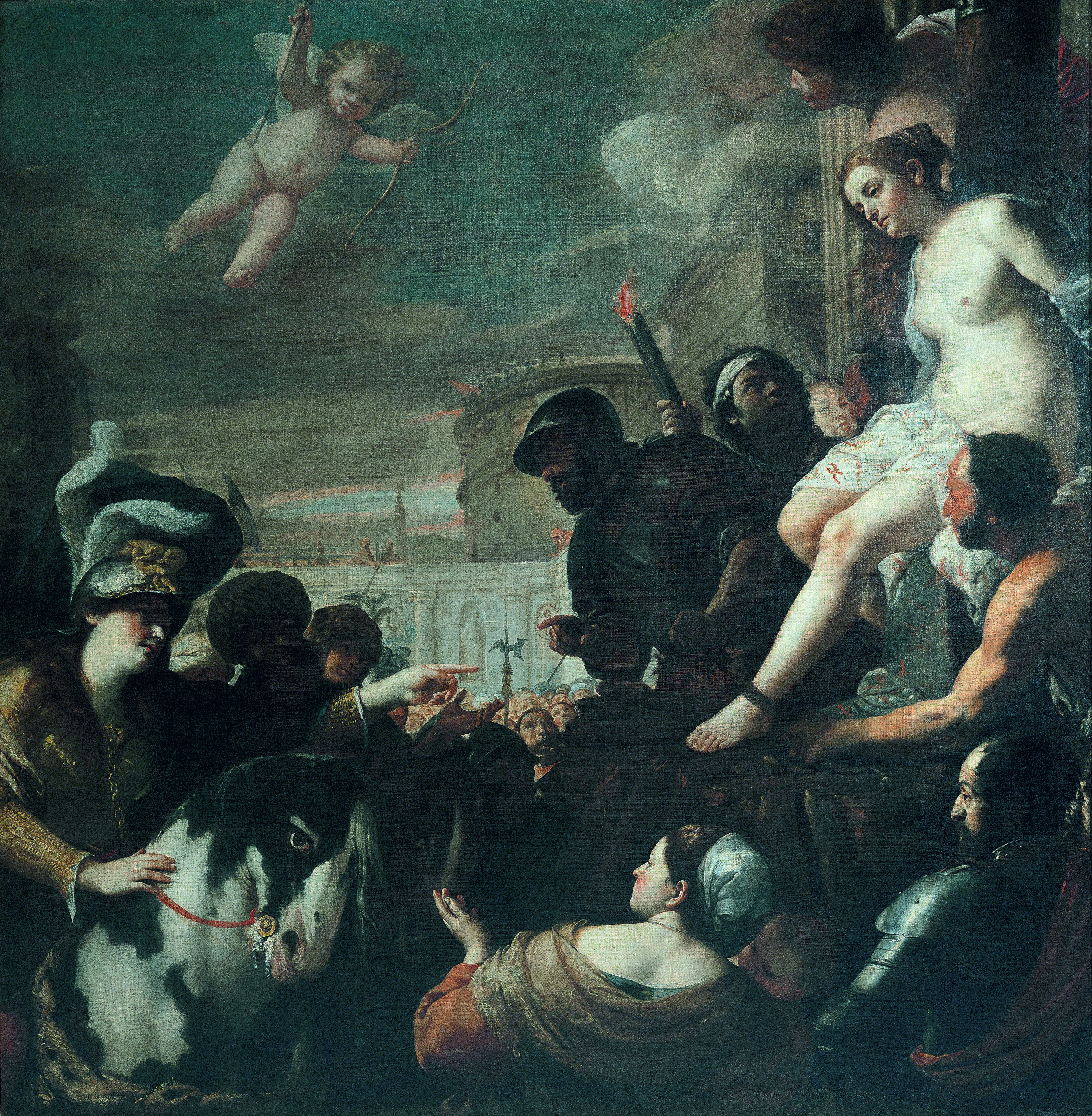 Clorinda libera Olindo e Sofronia dal rogo, (1646) Clorinda libera Olindo e Sofronia dal rogo, (1646)