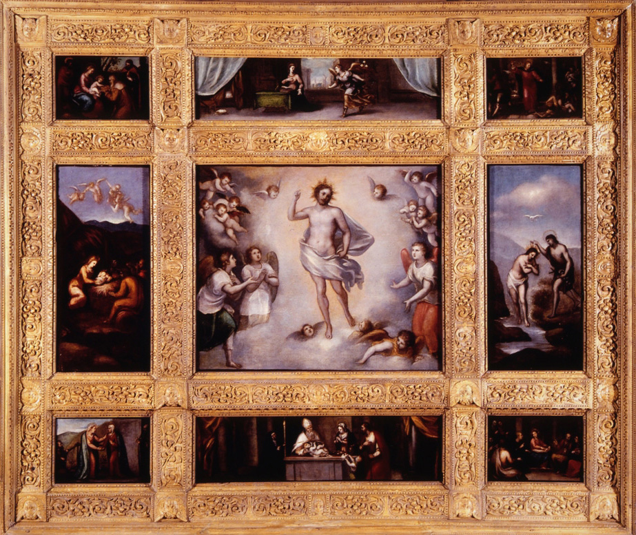 Storie della vita di Cristo (Bozzetto per il soffitto di una cappella?) 