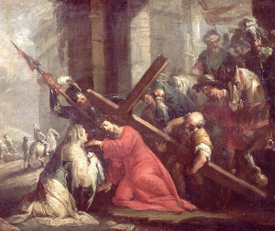 Cristo cade sulla strada del Calvario