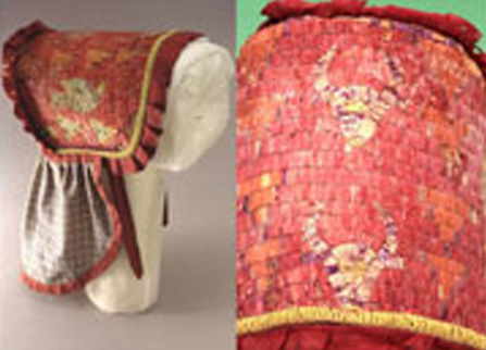 Traditional Pioneer Women’s Bonnet, c. 1885 – 1890 (Teton Dakota – Sioux dell’Ovest) Traditional Pioneer Women’s Bonnet, c. 1885 – 1890 (Teton Dakota – Sioux dell’Ovest)