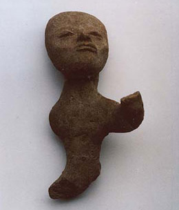 Figurina votiva antropomorfa (mutila), V–VI sec. d.C. (Teotihuacán III), Messico 