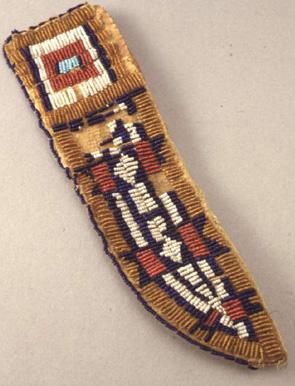 Fodero di coltello, 1885 circa (Dakota dell’Est, Yankton) Fodero di coltello, 1885 circa (Dakota dell’Est, Yankton)