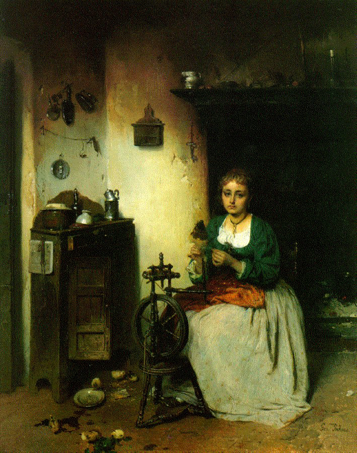 La filatrice, 1863