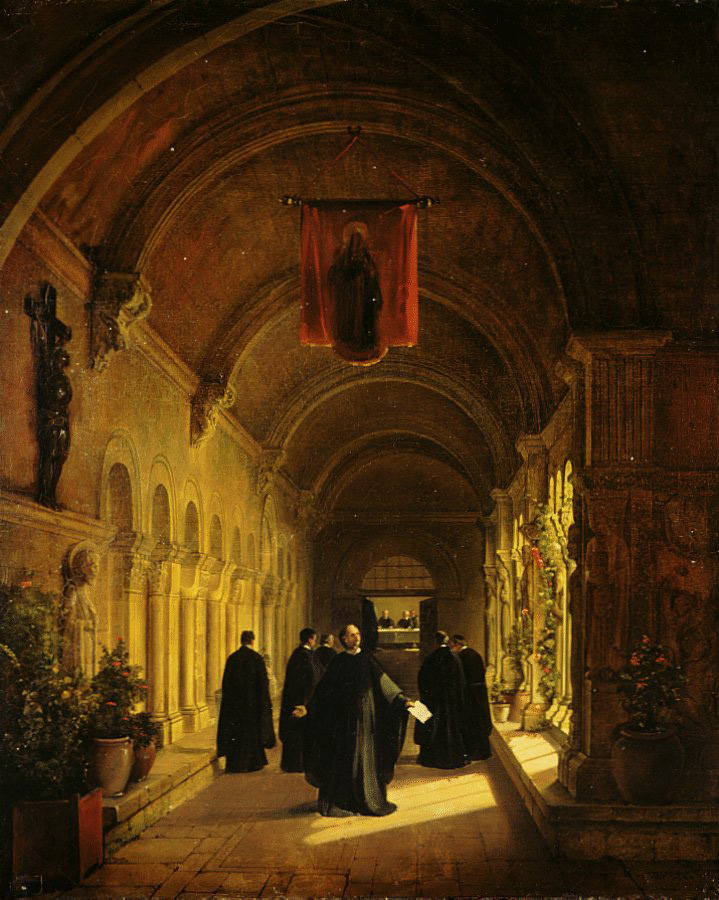 Abelardo nel chiostro, 1820 - 1830 circa