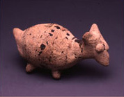 Figurina raffigurante un lama, XI - XVI sec. d.C. (Chancay)