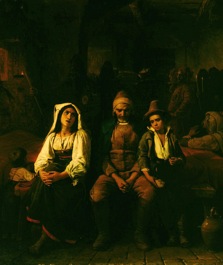 Funebri nella campagna romana, 1825 - 1830 circa