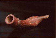 Pipa con fornello a forma di testa d’anatra (Messico)