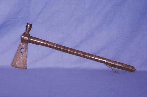 Pipe tomahawk (ascia-pipa), 1860 – 1870 circa (Teton Dakota)