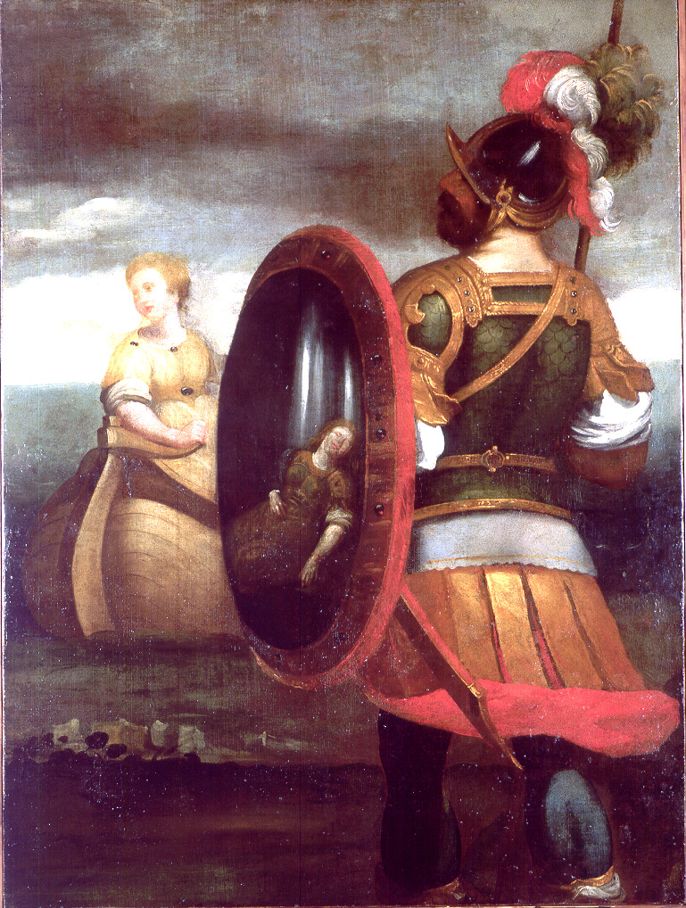 Rinaldo guarda Armida nello specchio