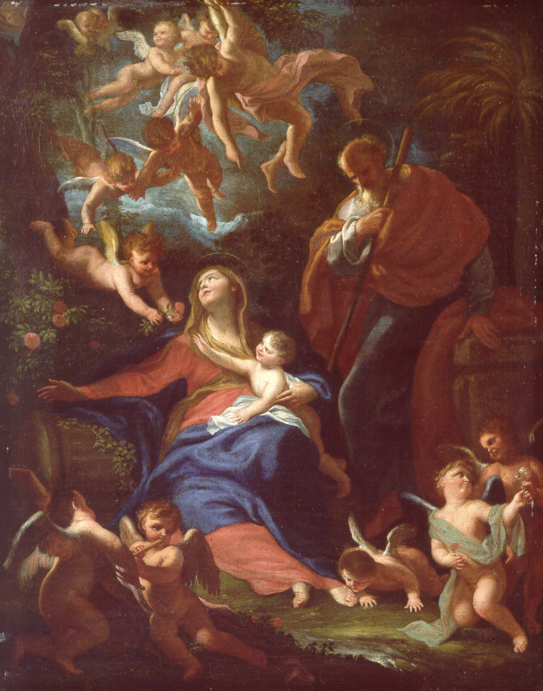 Riposo durante la fuga in Egitto