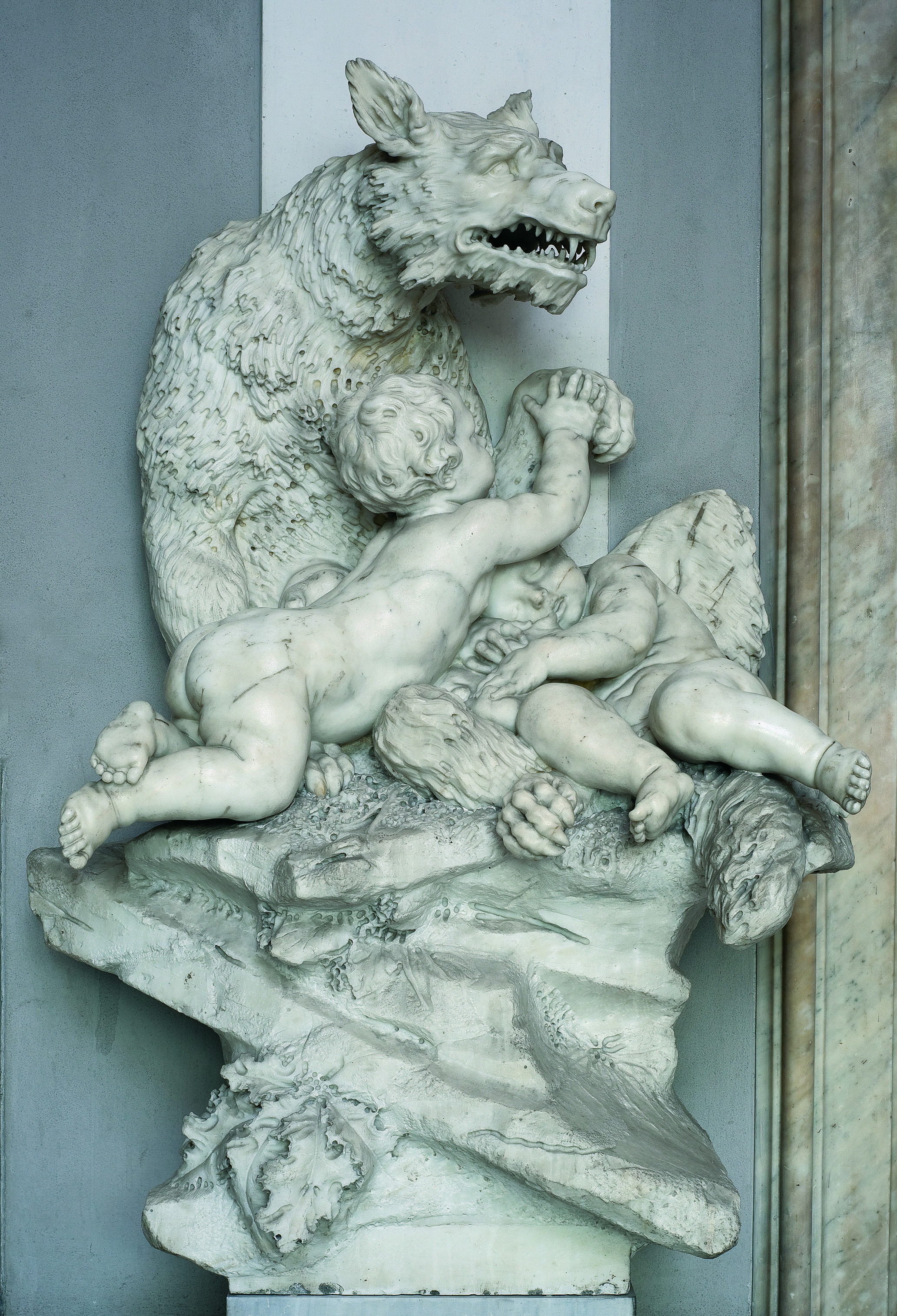 Romolo e Remo con la lupa