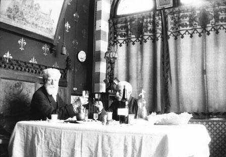 Sala da pranzo estiva, Castello D’Albertis  (Aprile 1917)