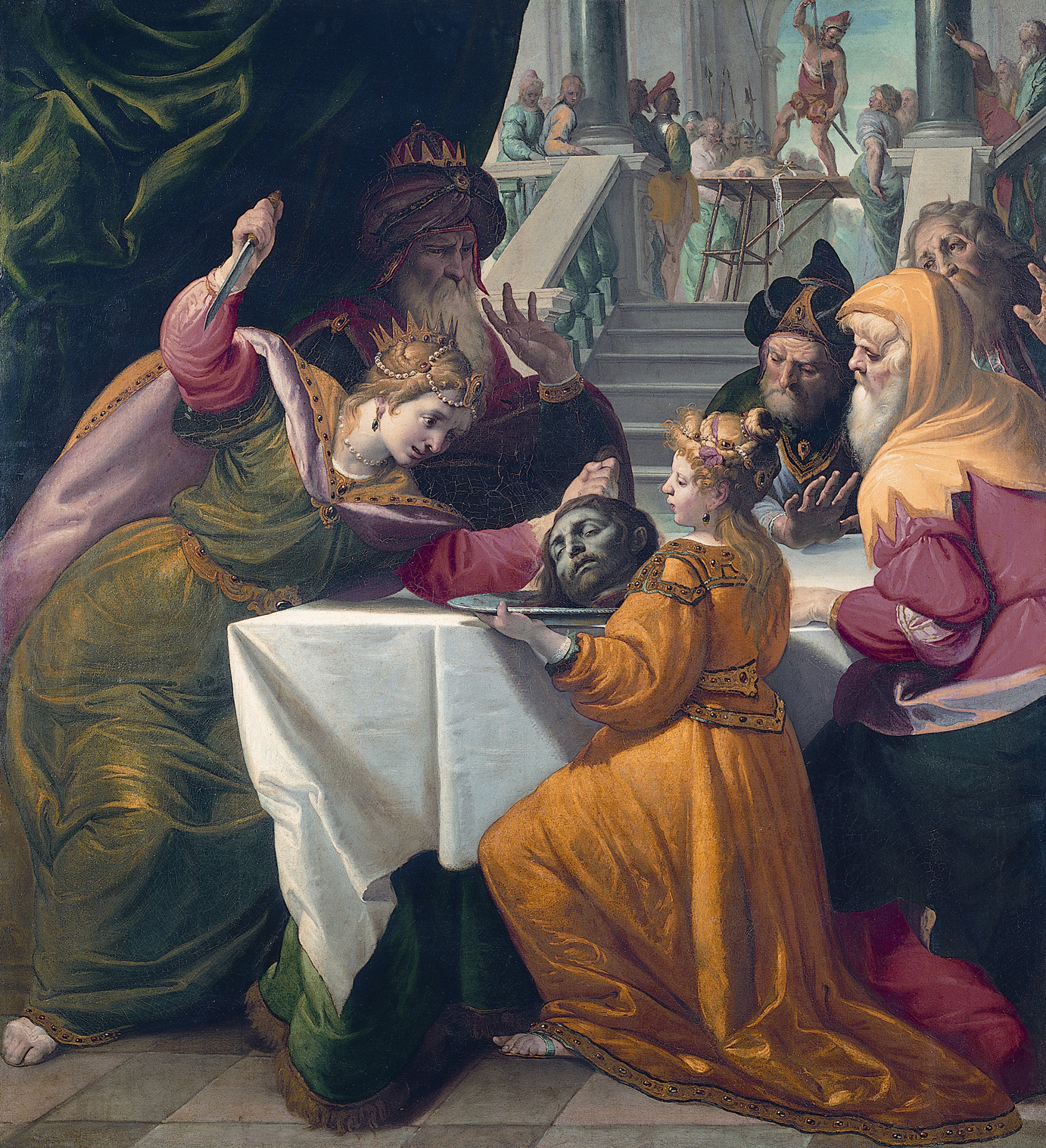 Salomè offre a Erodiade la testa del Battista (circa 1630)