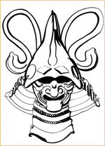 Maschera completa da guerra