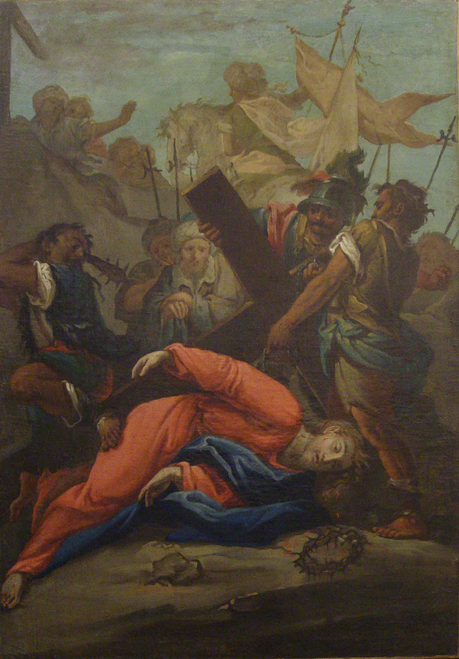 Cristo cade sotto la Croce 